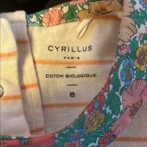 Cyrillus Multicolor Floral Cotton Top